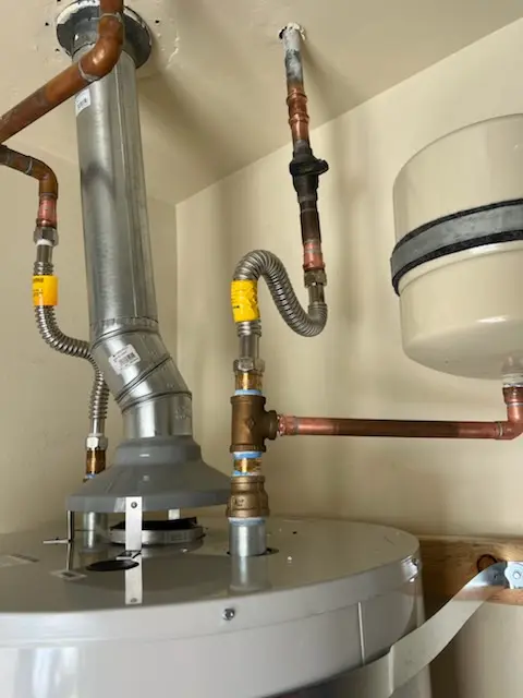 Water heater installation and plumbing repair in Cowdensville